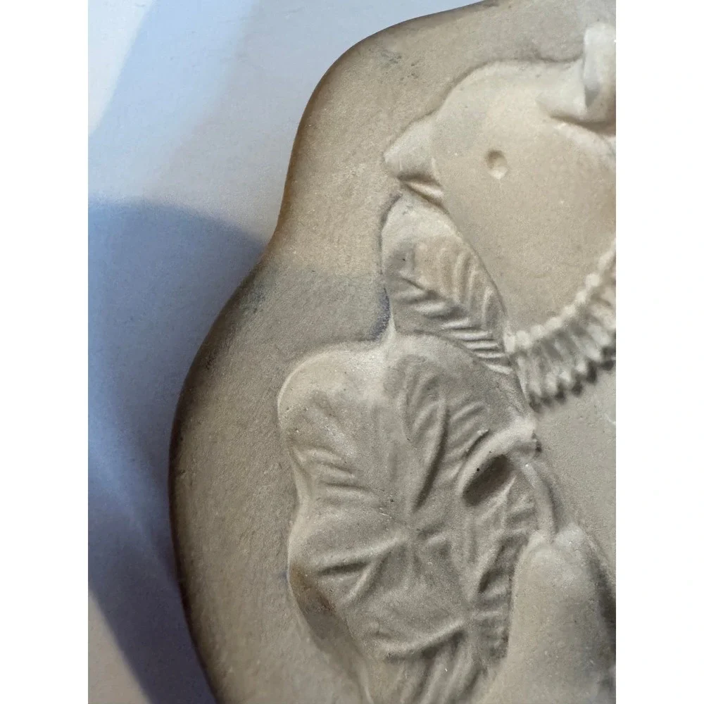 Vintage‎ Brown Bag Cookie Art Hill 1990 Partridge in a Pear Tree Mold Stoneware